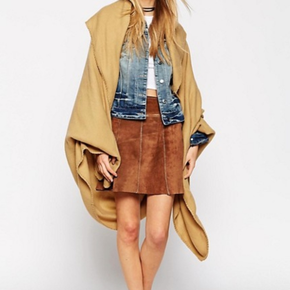 ASOS Camel Blanket Scarf
